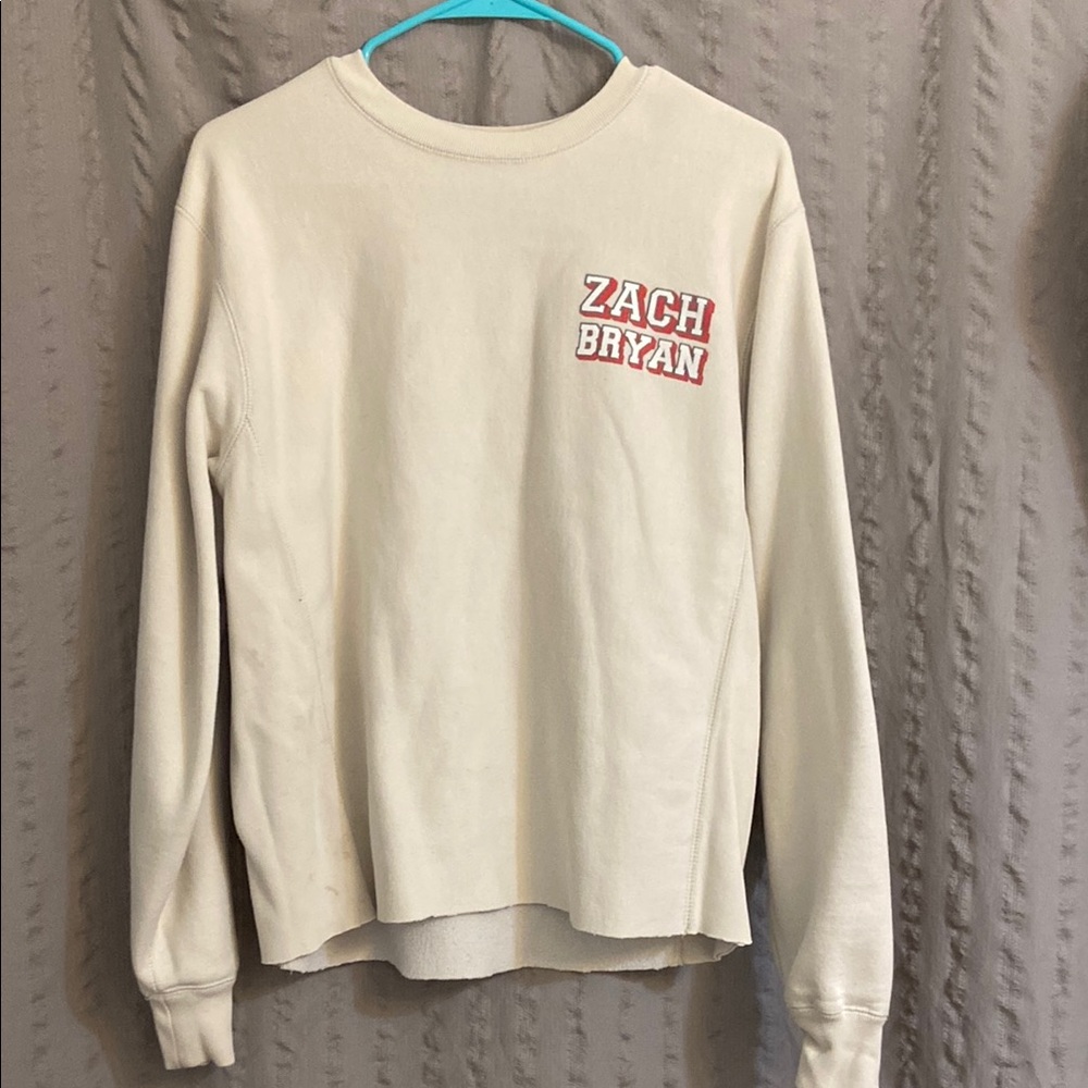 Zach Bryan crewneck from American heartbreak tour